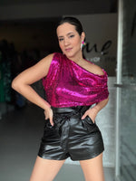 Leather Black Short