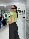 Black Straight Pant