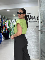Black Straight Pant