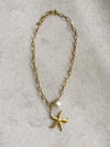 AME Luxe 008: Gold Starfish Necklace