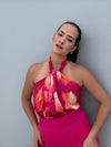 Pink and Orange Top