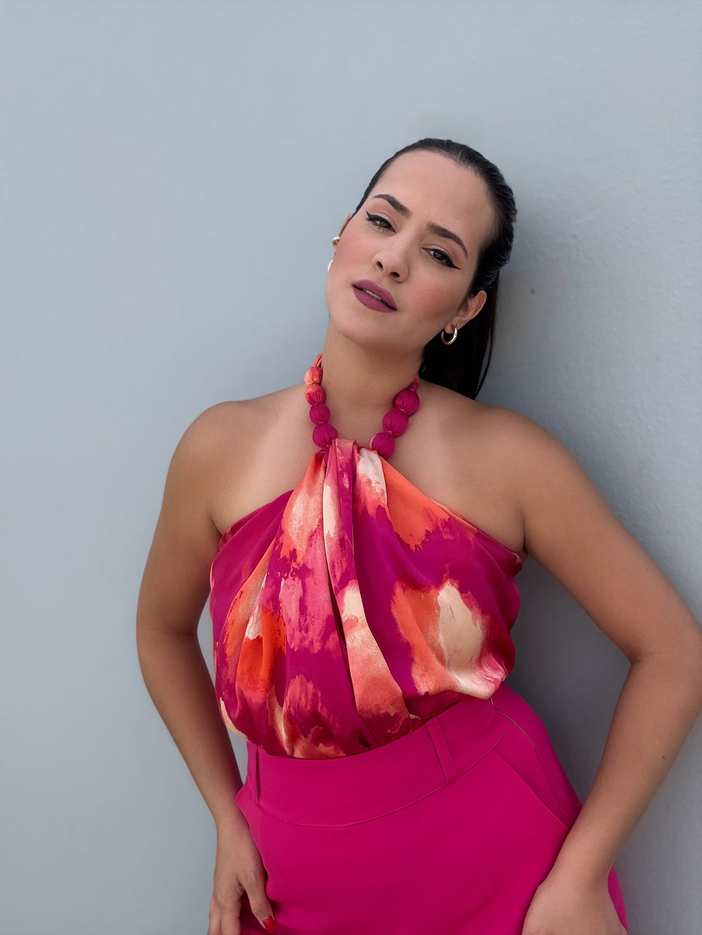 Pink and Orange Top