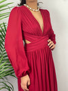 Burgundy Maxi Dress