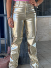 Gold Metallic Bottom