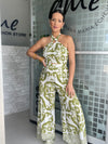 Olive Printed Long Set