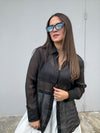 Sheer Black Blouse