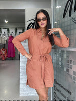 Brown Stripes Dress