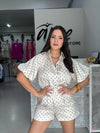 Cream Dots Short