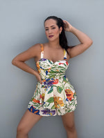 Tropical Ivory Romper