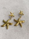 AME Luxe 009: Gold Starfish Earrings