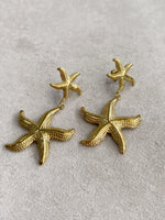 AME Luxe 009: Gold Starfish Earrings