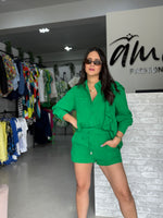 Green Long Sleeve Set