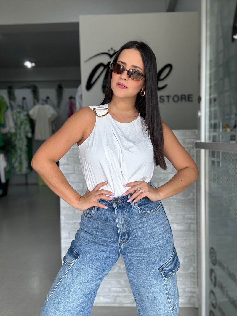 Off White Top