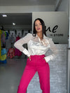 Ivory Flower Blouse
