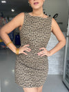 Animal Print Short Dress