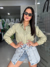 Sage Buttons Blouse