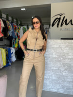 Sand Beige Jumpsuit