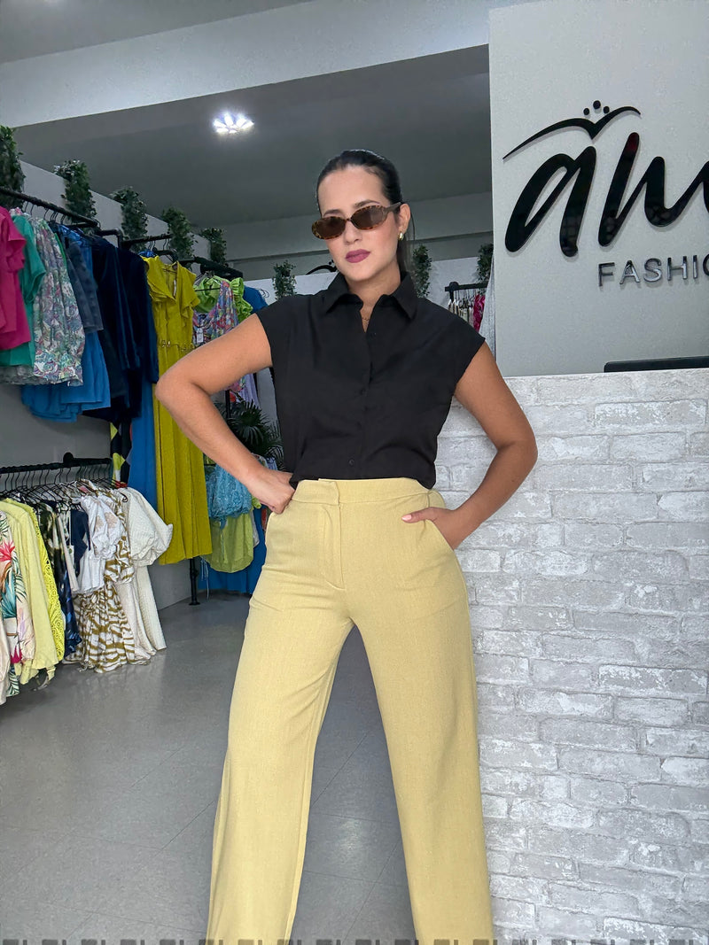 Lemon Straight Pant