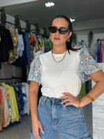 Lace Sleeves T-Shirt