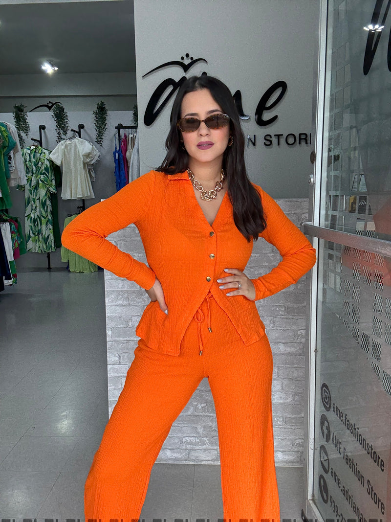 Orange Long Set