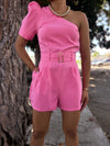 Bubble Gum Pink Romper