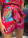 Fuchsia Tropical Short