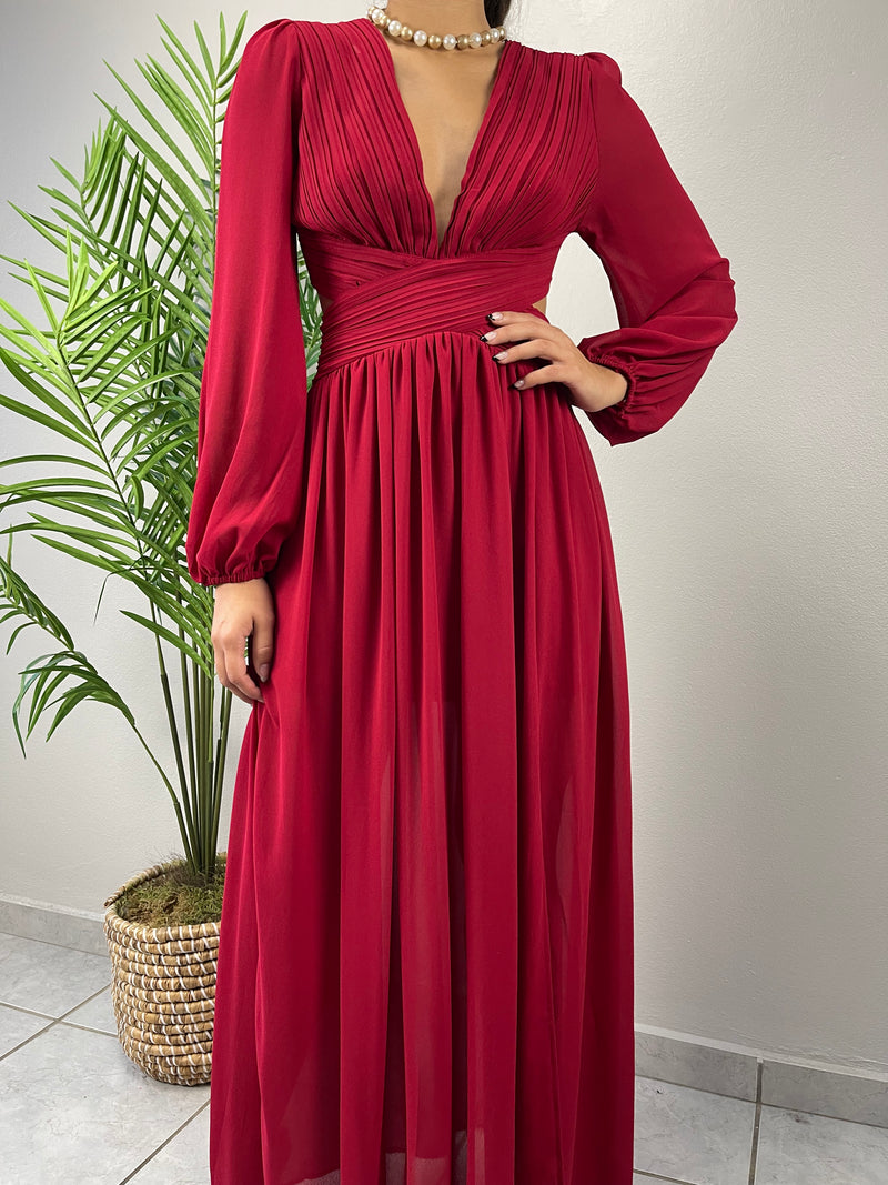 Burgundy Maxi Dress