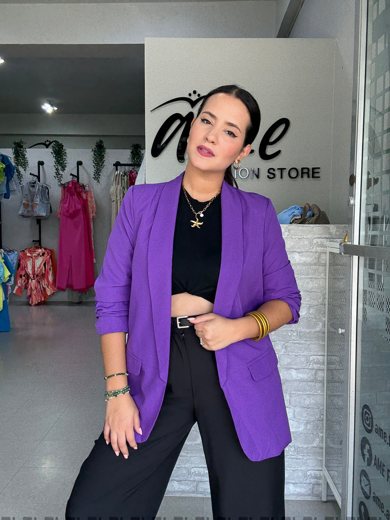 Purple Blazer