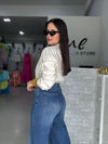 Ivory Buttons Blouse