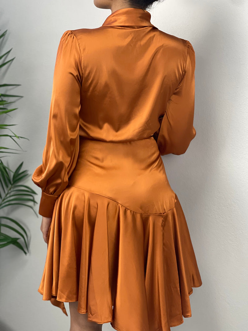 Copper Dress Short