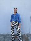 Cow Print Pant