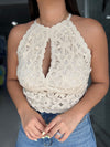 Natural Crochet Top
