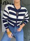 Navy Stripes Cardigan