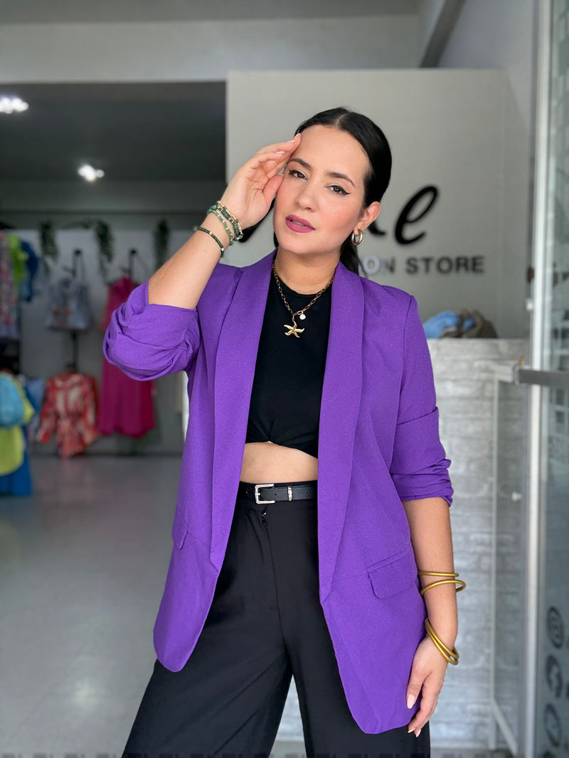 Purple Blazer