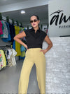 Lemon Straight Pant