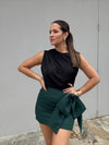 Green Bow Skort