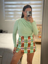 Colorful Plaid Skort