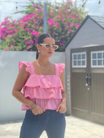 Pink Ruffles Top