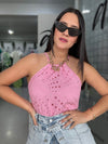 Pink Halter Top
