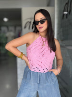 Pink Halter Top