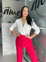 Red and White Blazer