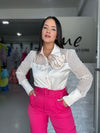 Ivory Flower Blouse