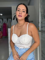 White Lace Bustier
