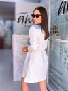 White Denim Dress