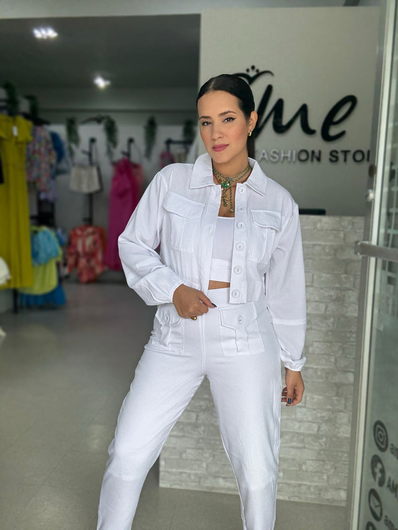 White Long Set