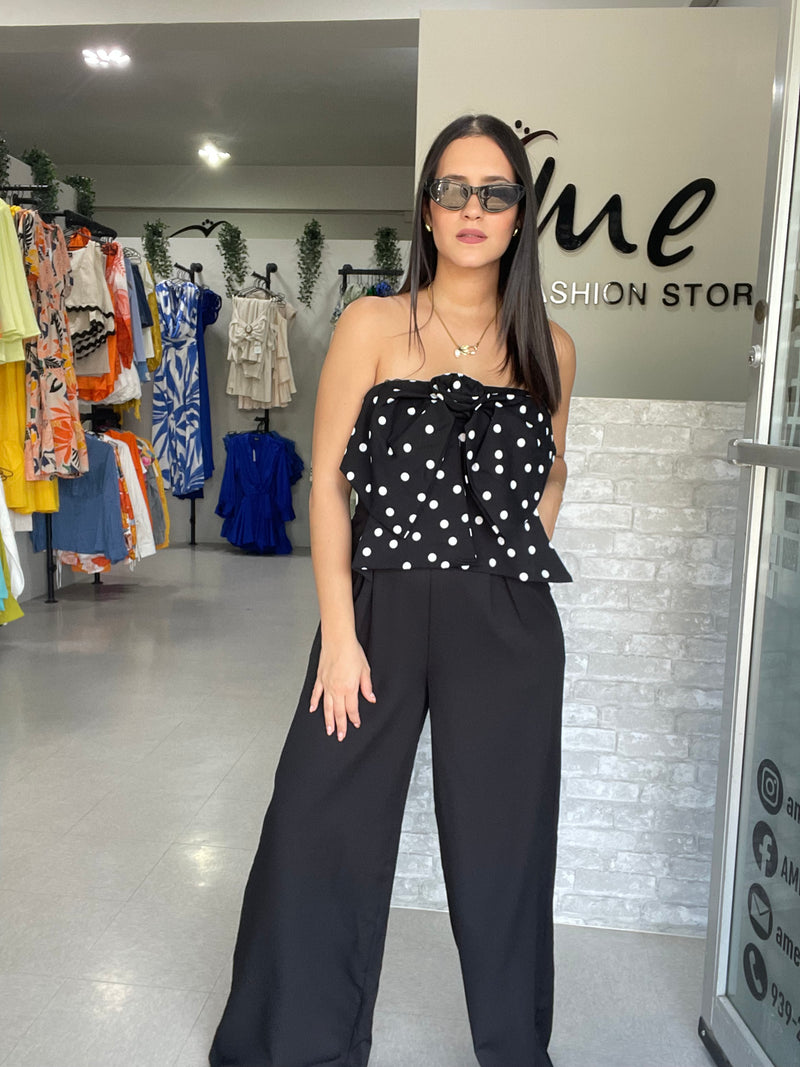 Black Dots Jumpsuit