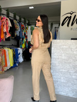 Sand Beige Jumpsuit