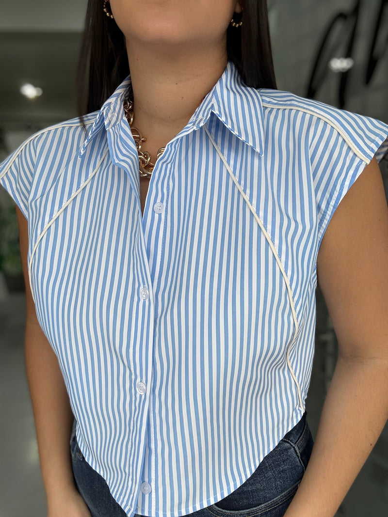 Blue Stripes Shirt