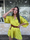 Chartreuse Romper