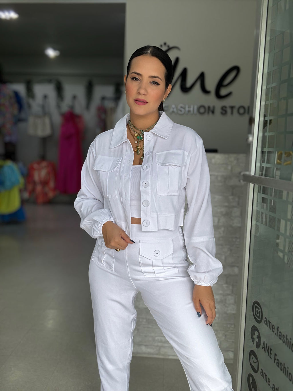 White Long Set
